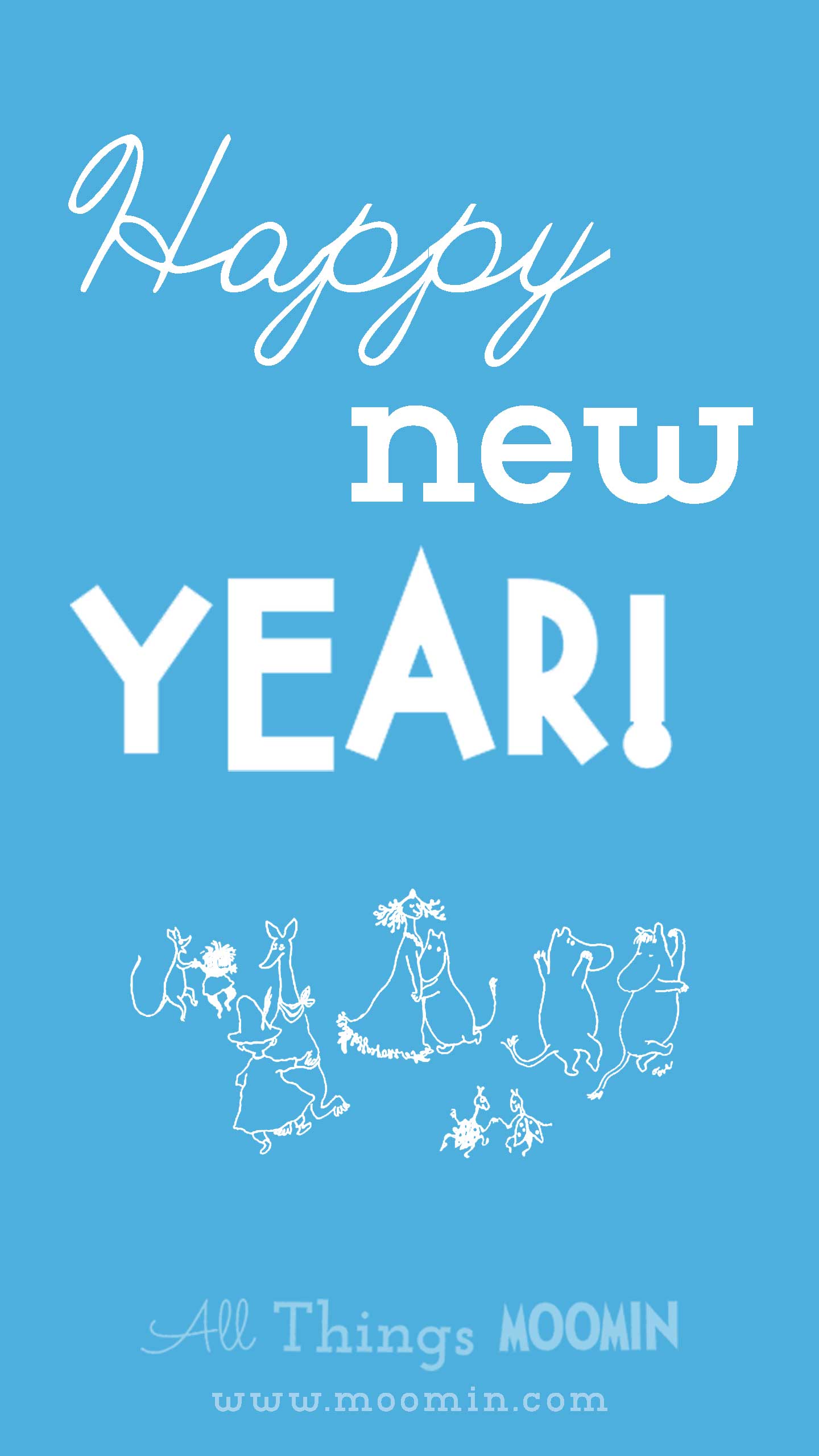 Moomin wishes you Happy New Year! - Moomin