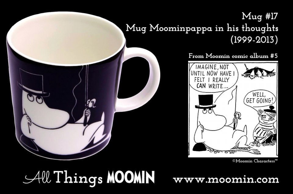 17 Moomin mug Moominpappa in his thoughts mug
