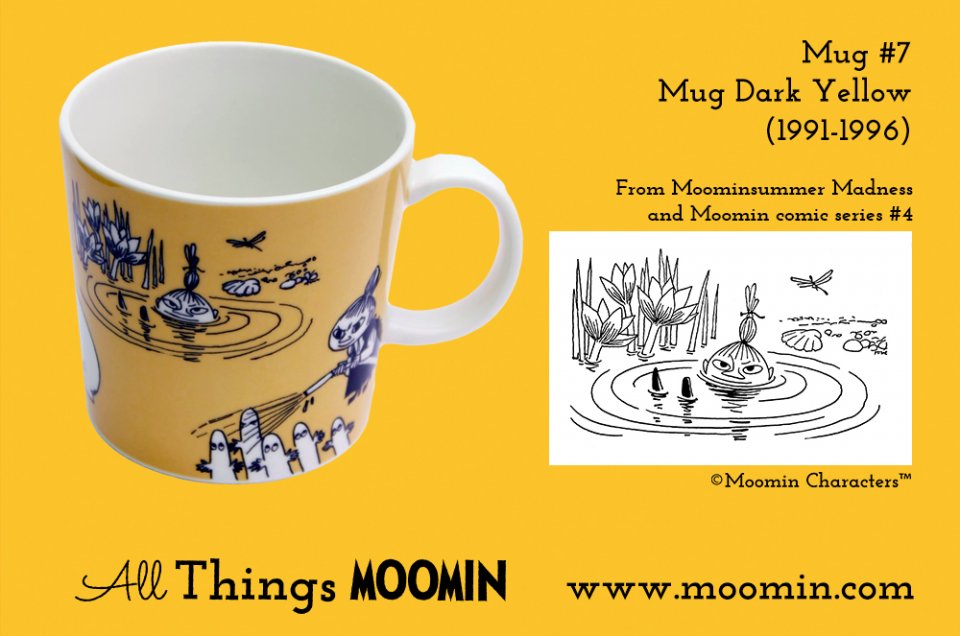 Moomin mug dark yellow