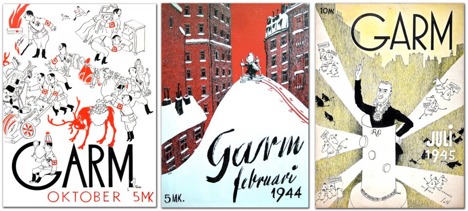 Garm Magazine Tove Jansson Three Covers 2