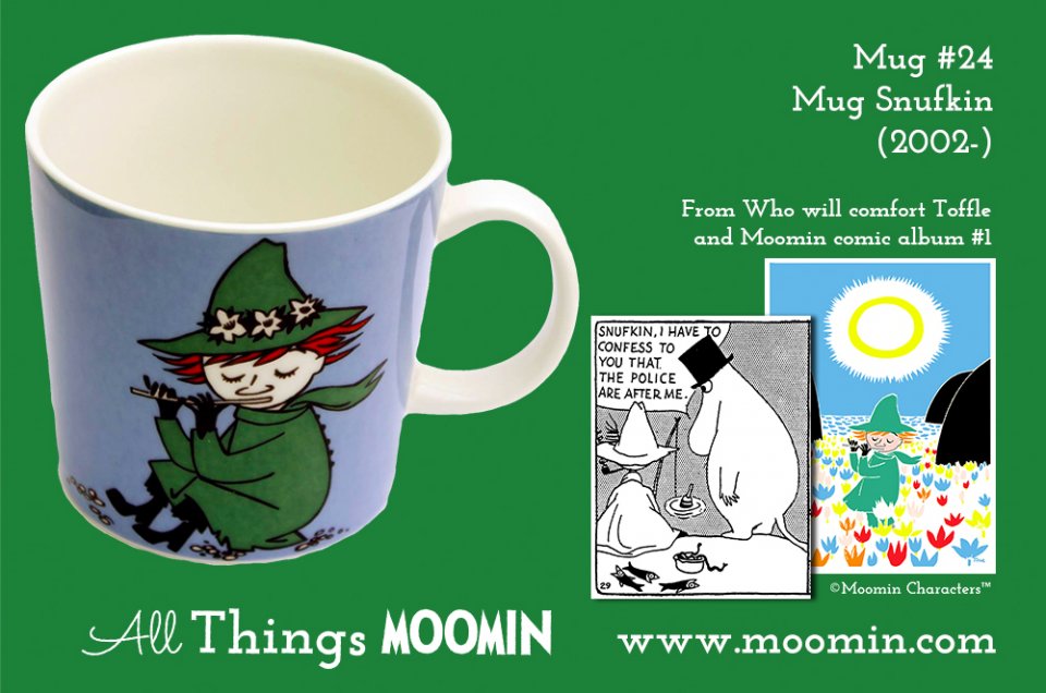 24 Moomin mug Snufkin