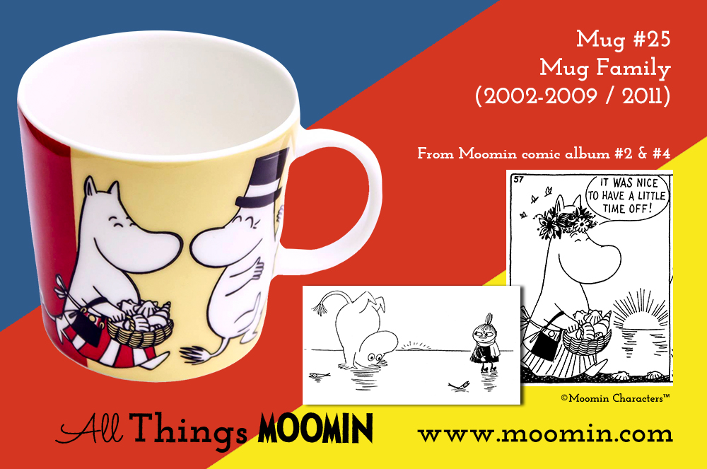 Mug Enfant Moomin en émail « Happy Family »