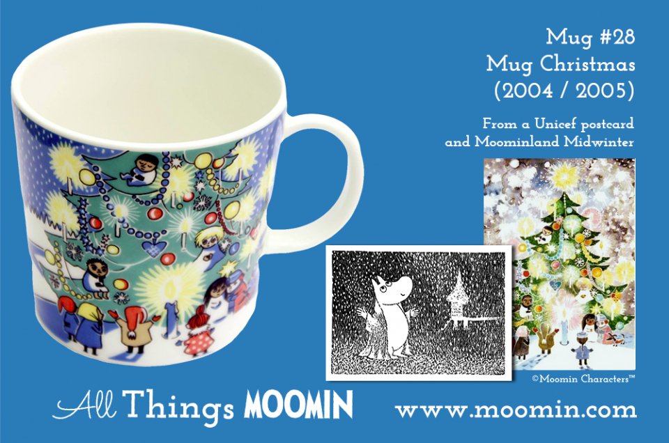28 Moomin mug Christmas
