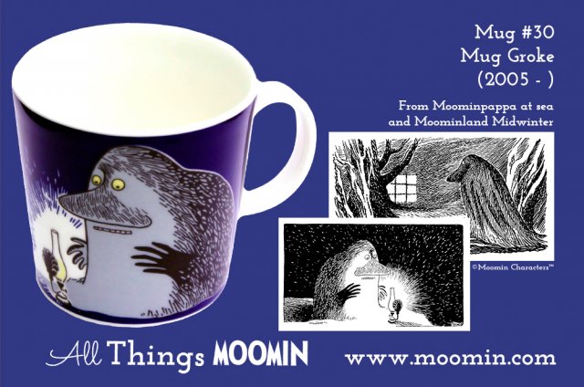 Moomin mug #30 Groke mug by Arabia - Moomin x Arabia mugs