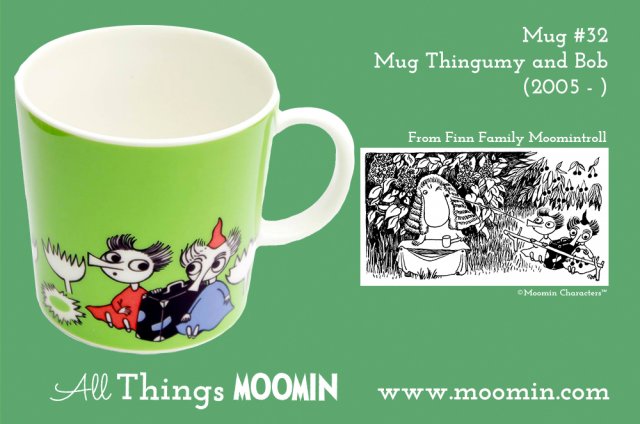 Moomin mug #32 Thingumy and Bob mug by Arabia - Moomin