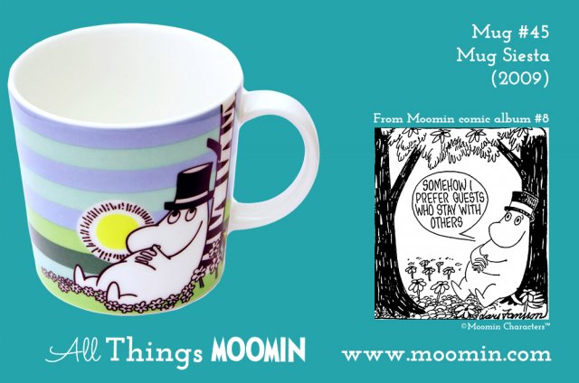 Moomin mug #45 Moomin Siesta mug by Arabia - Moomin