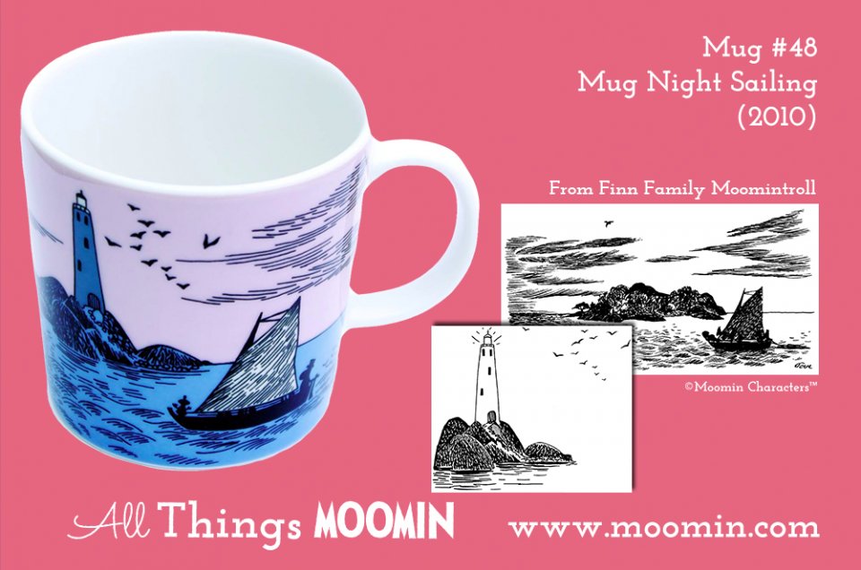 48 Moomin mug Night Sailing mug