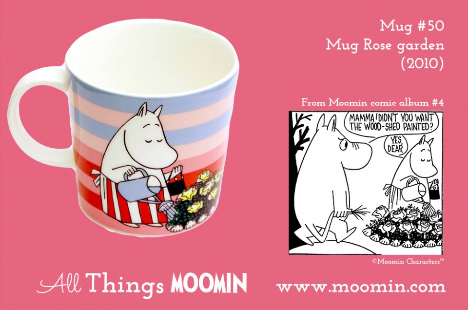 50 Moomin mug Rose Garden