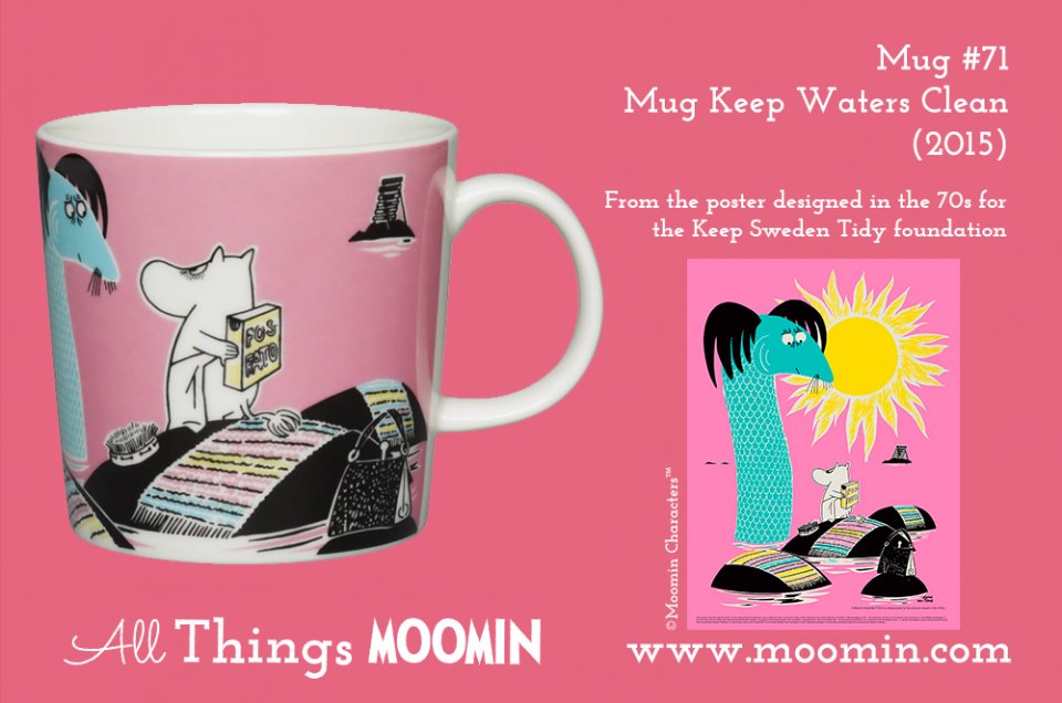 Keep Waters Clean Moomin mug