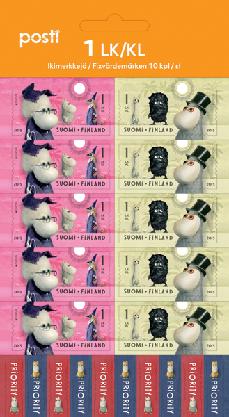 Suomalaiset Muumi-postimerkit