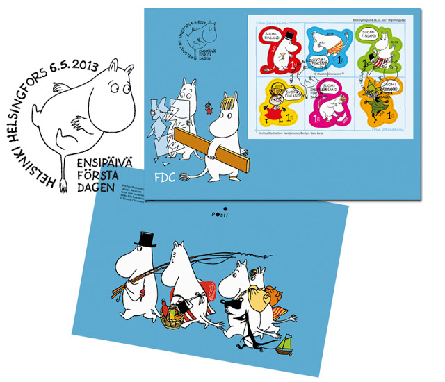 History of the Moomin stamps