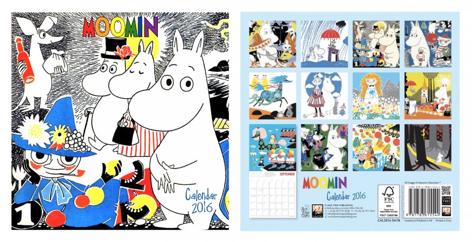 Moomin Mini Calendar 2016_2