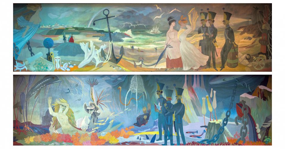 Moomin Tove Jansson exhibitions Hamina murals