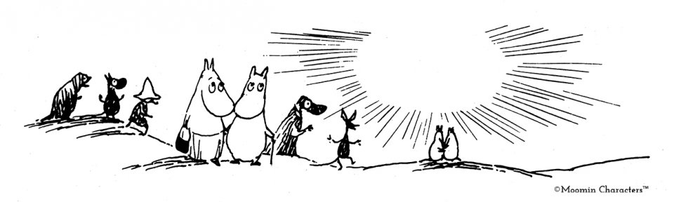 a comet in moominland