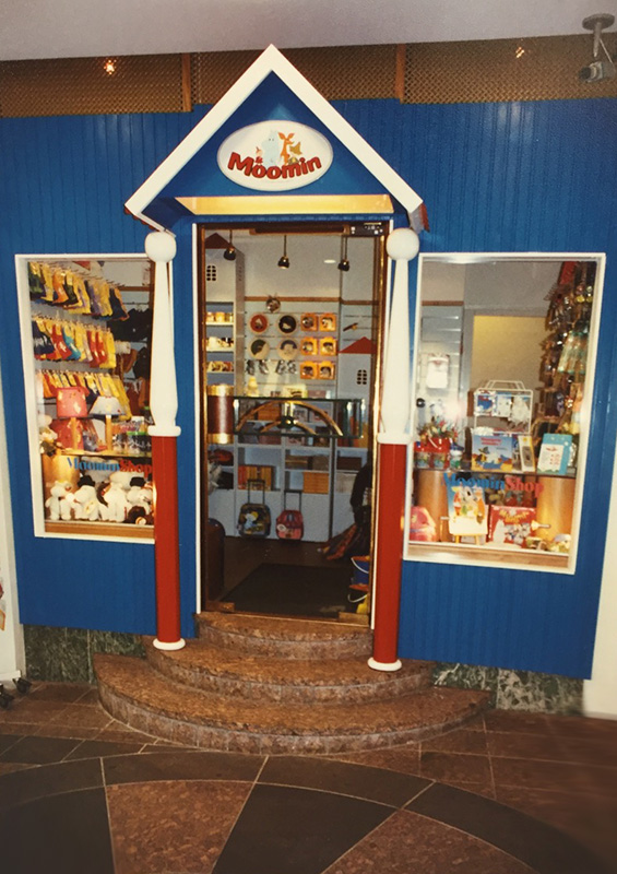 The first Moomin Shop Kämp Galleria