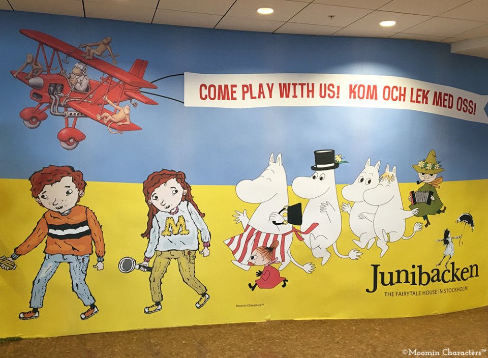 Moomin playground Arlanda Stockholm