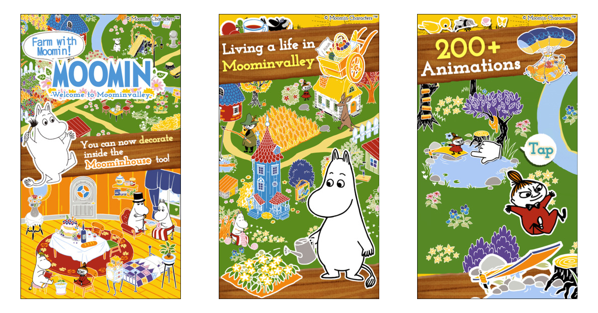 Mobile Game Welcome To Moominvalley V2 - Moominhouse - Moomin