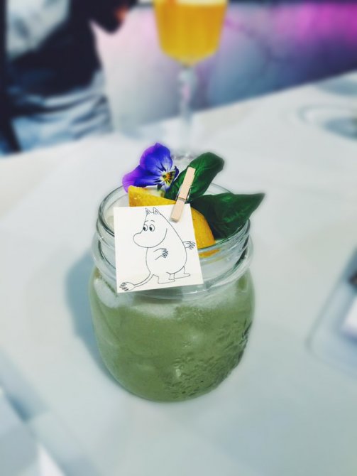 Helsinki Cocktail - moomin sour