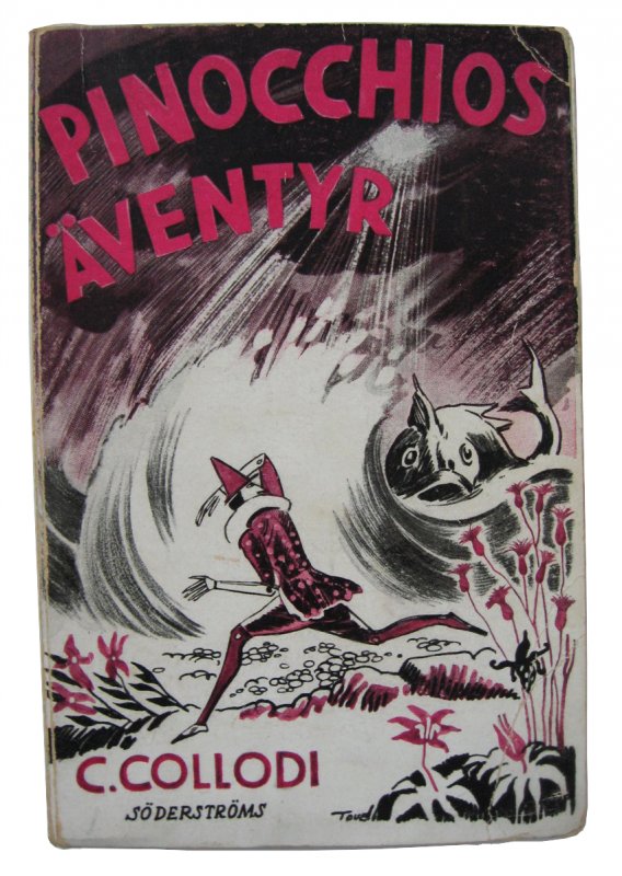 Tove Jansson book cover Pinocchios aventyr