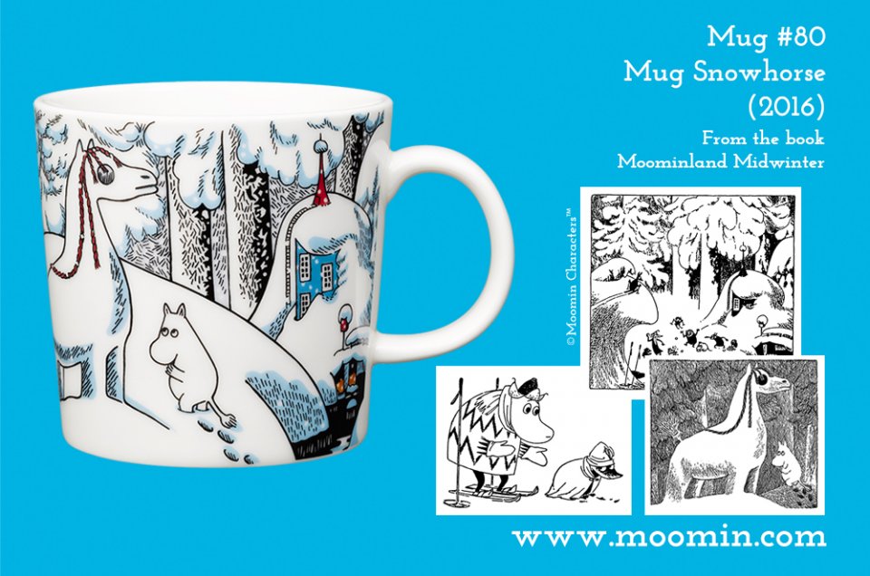 80 Moomin mug Snowhorse