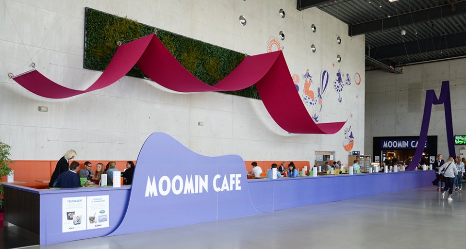 Oslo Design Fair Moomin cafe