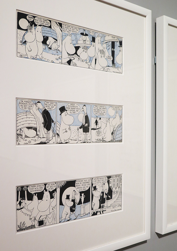 Tove Jansson exhibition Millesgarden Moomin comics