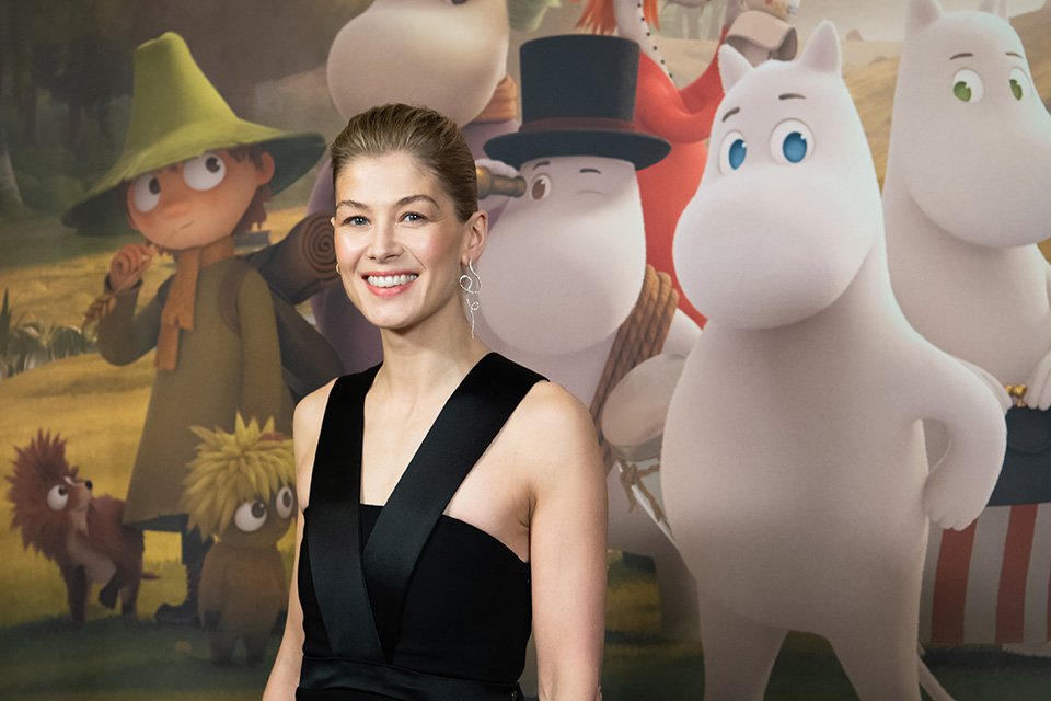 Rosamund Pike Moominvalley World Premiere