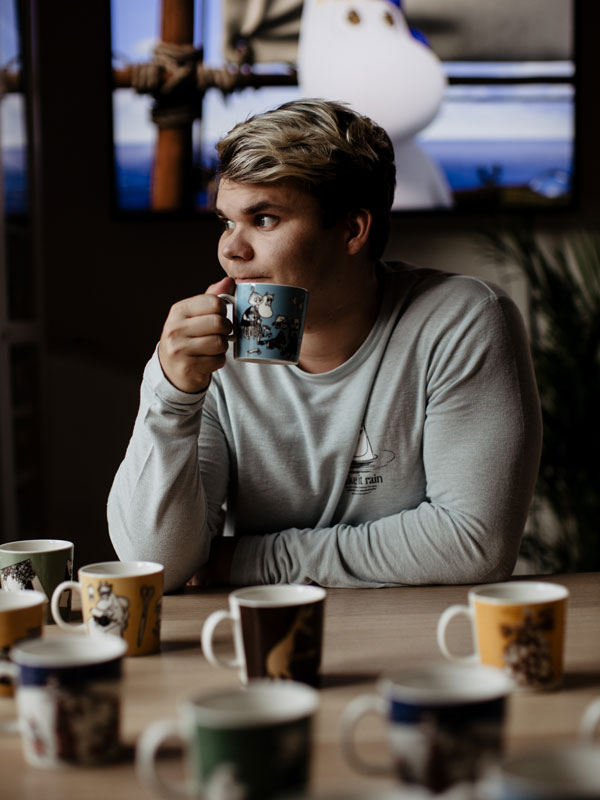 Muumimukit Rahaksi is a broker of Moomin mugs, both old and new