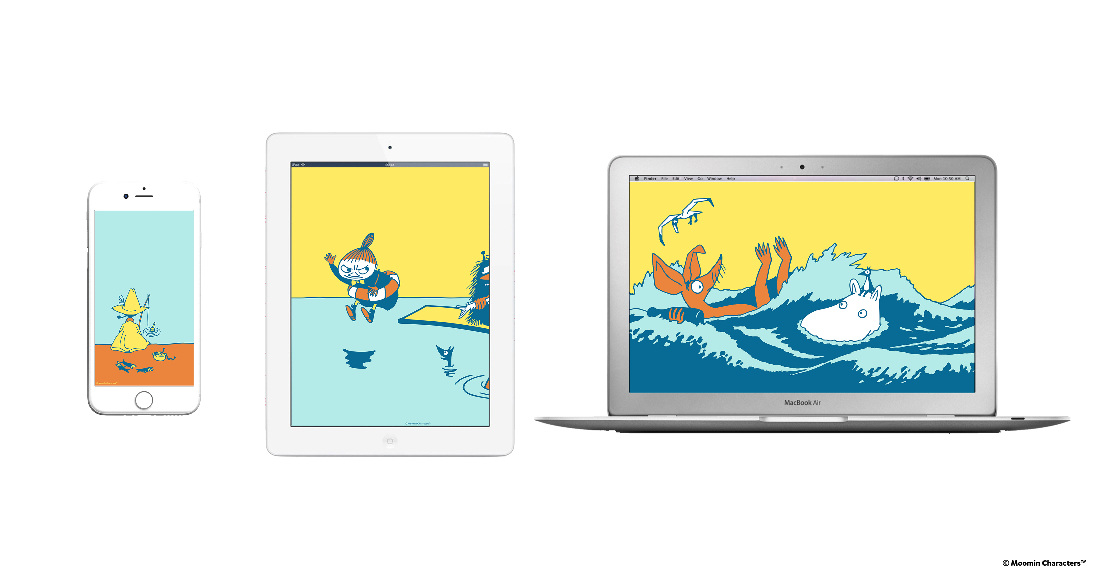 Show your support for #OURSEA with free Moomin wallpapers
