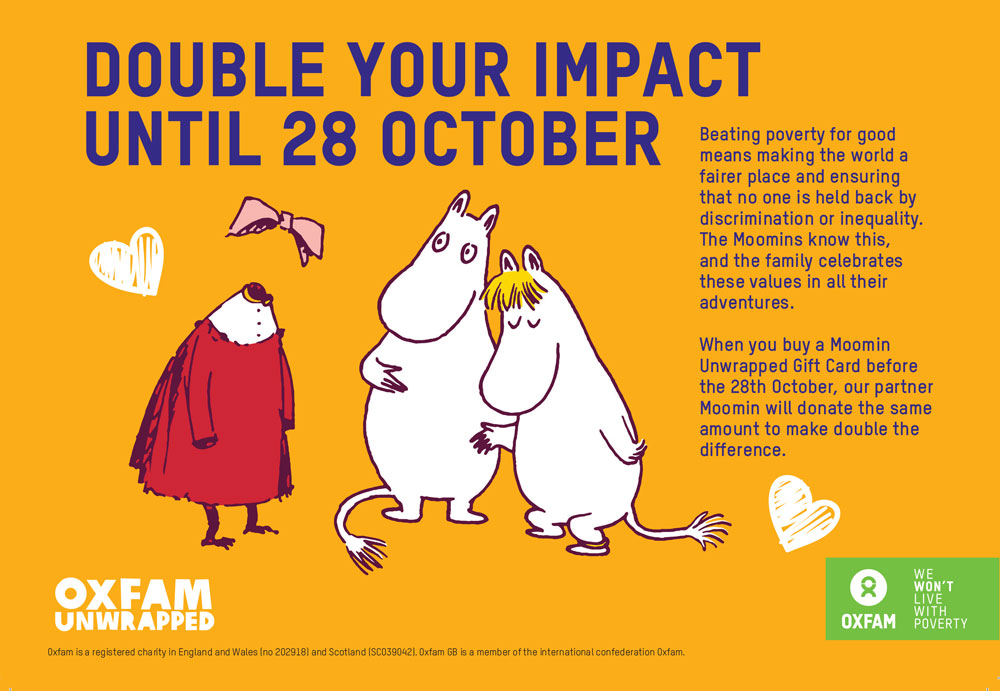 Moomin and Oxfam