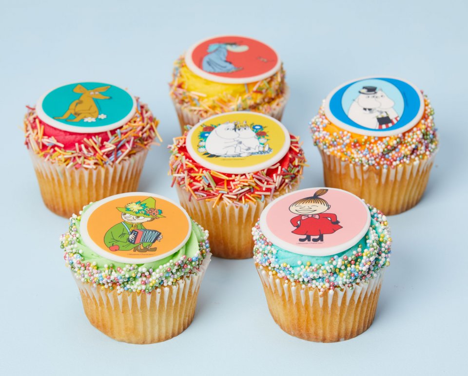 Moomin cupcakes