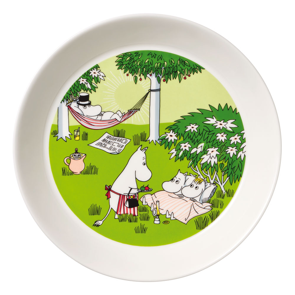 Arabia Moomin Plates 1057215 - Piatto in porcellana, 19 cm
