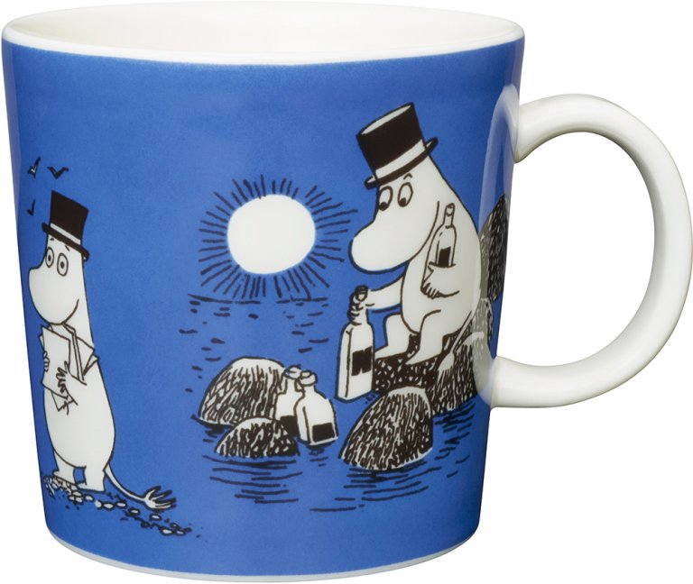 Tasse Arabia Moomin Vert - Mug Numéro 1, Édition 1990-1993, Objet De Collection