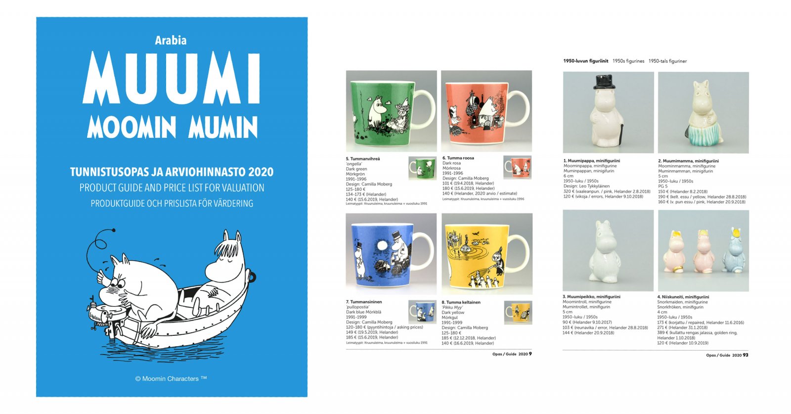 Pre-Order your copy – Arabia Moomin: Product guide and price list for ...
