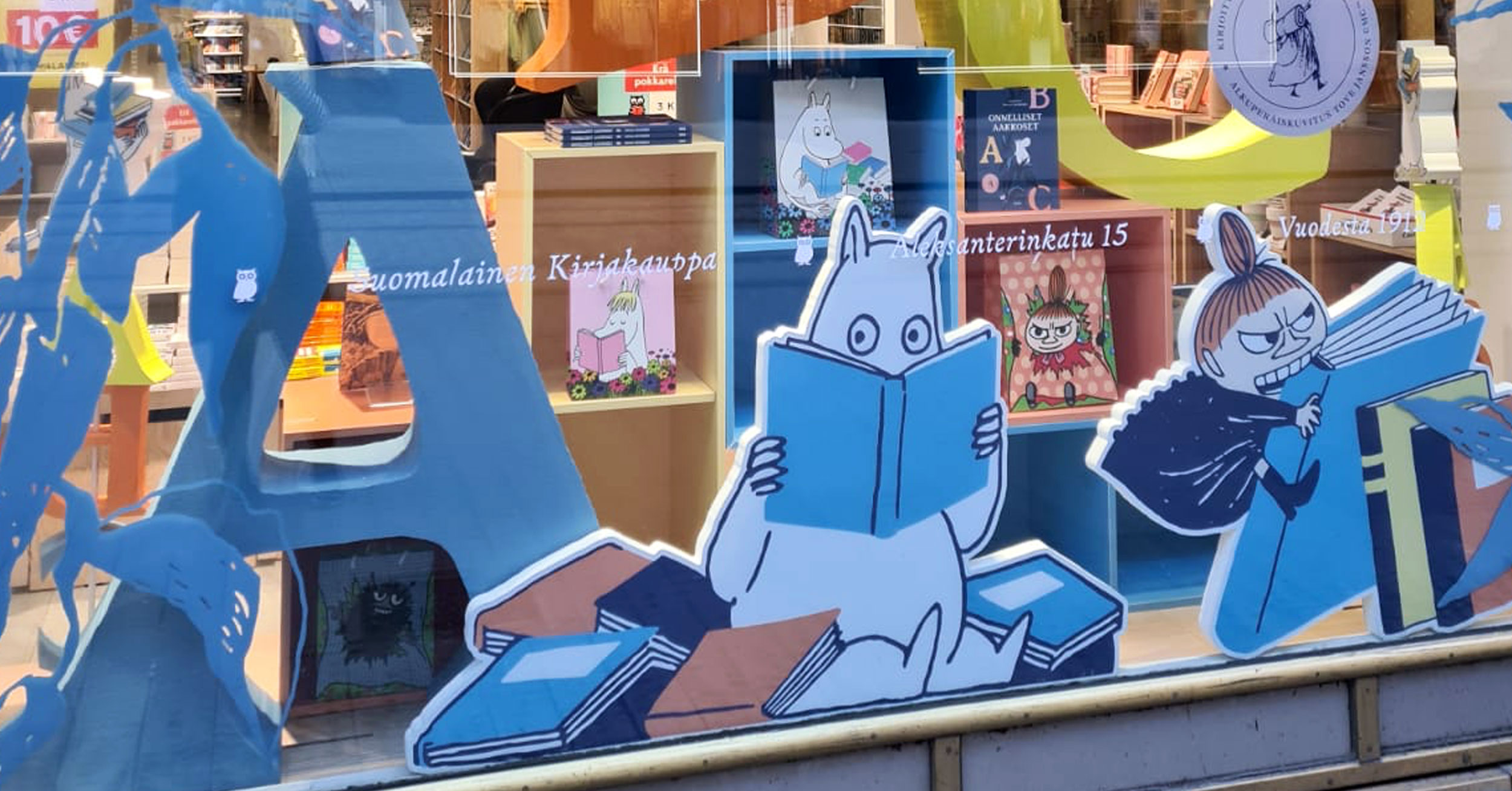 New, delightful Moomin shop-in-shops in Suomalainen Kirjakauppa!