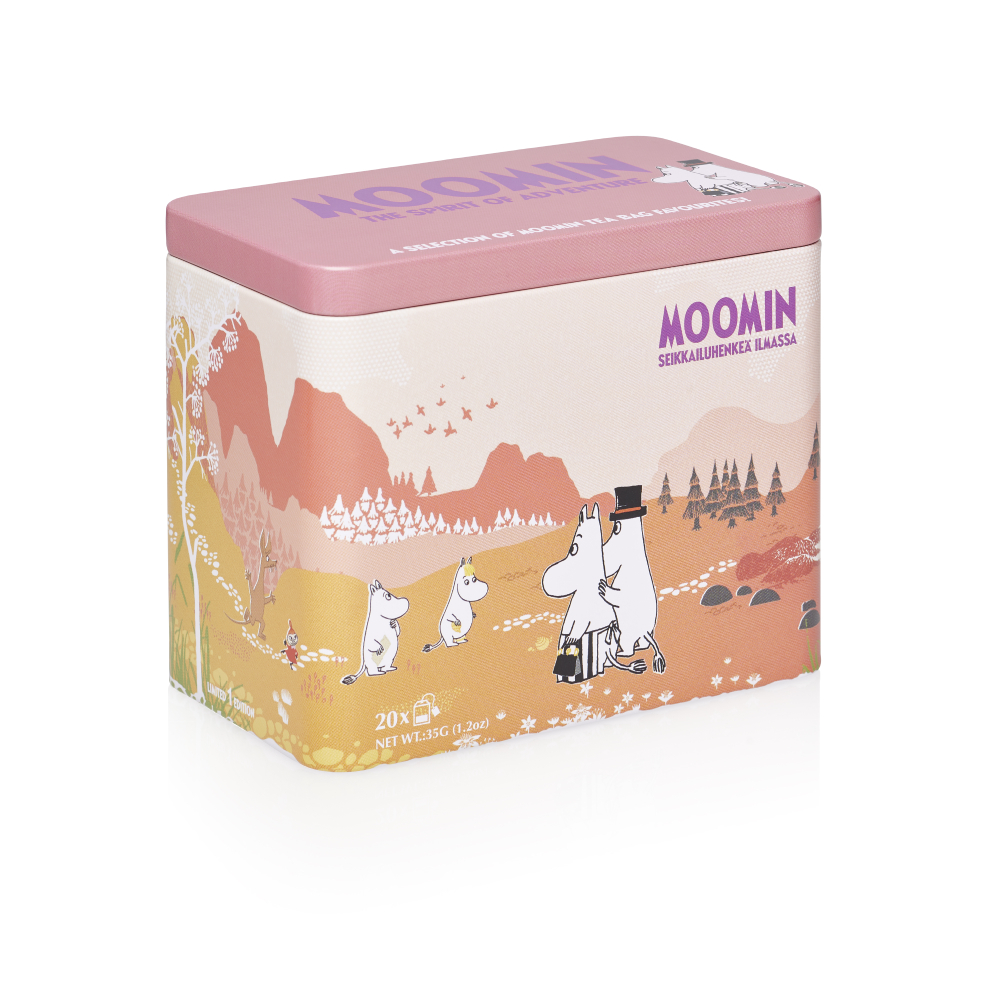 Moomin Coffee Tea Tin Can Tove 100 Cream White  Martinex 
