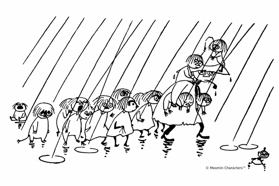 Moomin rainy quotes