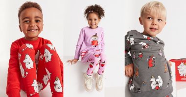 The new Moomin collection by Lindex is full of colour