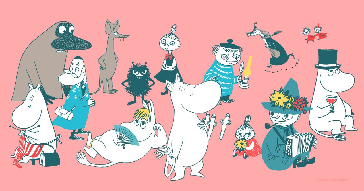 Get to know the Moomin characters - The ultimate guide, moomin - okgo.net