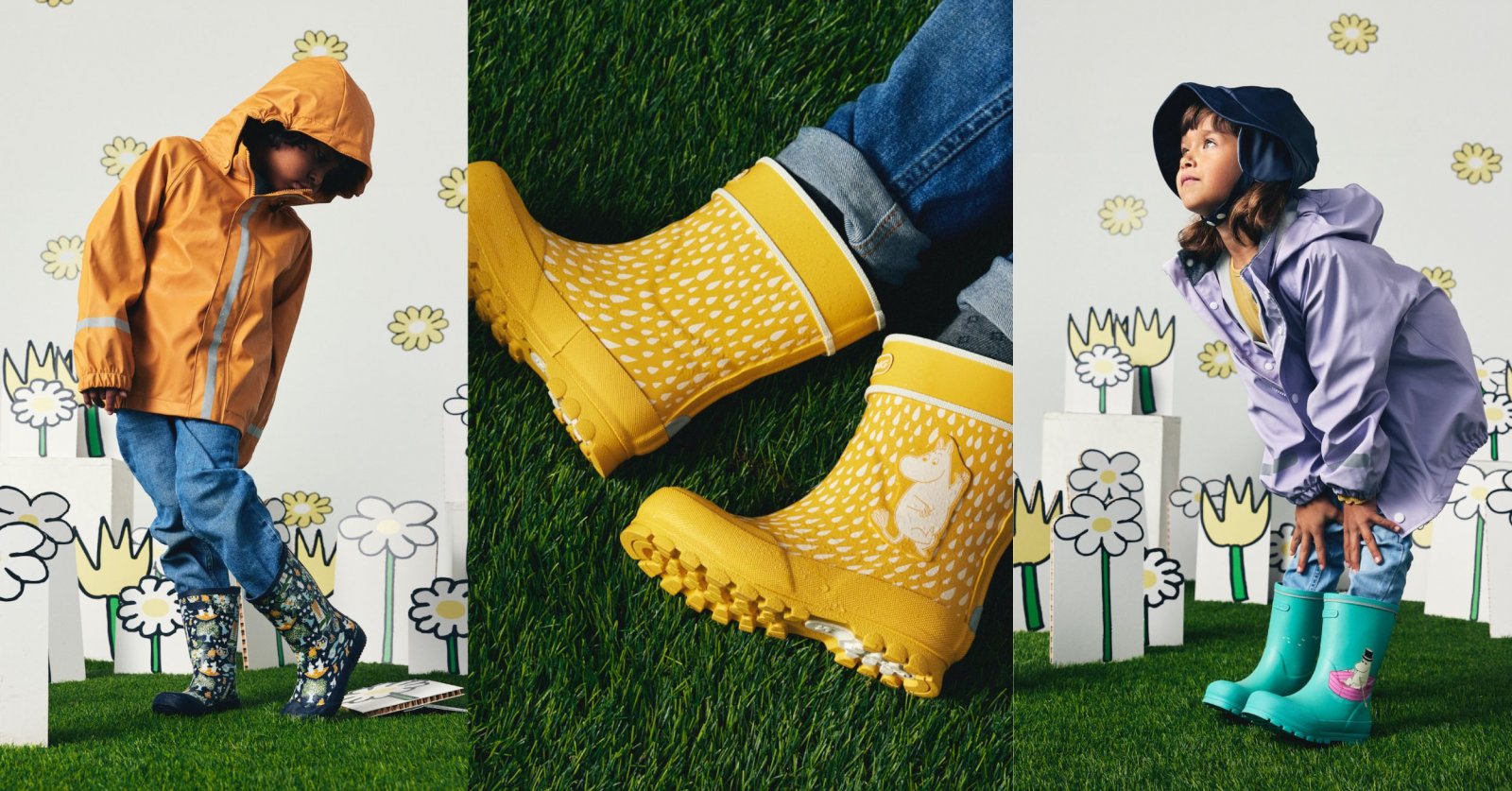 Explore the outdoors in Moomin rubber boots by Viking