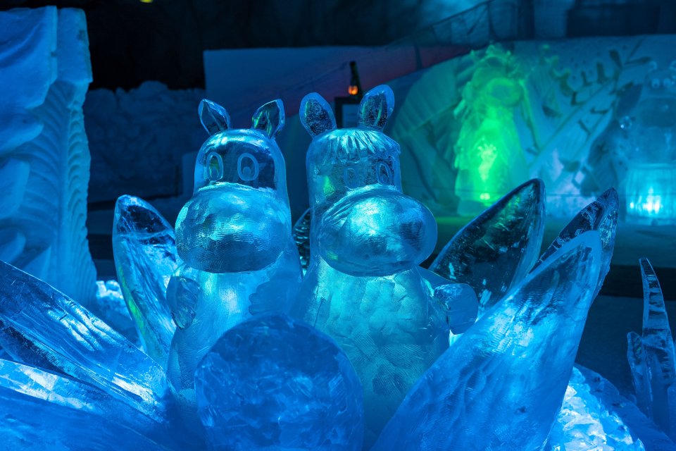 2023 Moomin Ice Cave sculpture