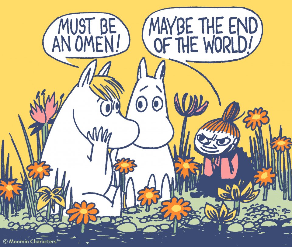 Snorkmaiden Moomintroll Little My end of the world
