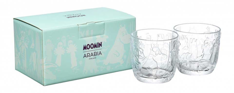 Moomin Arabia glassware