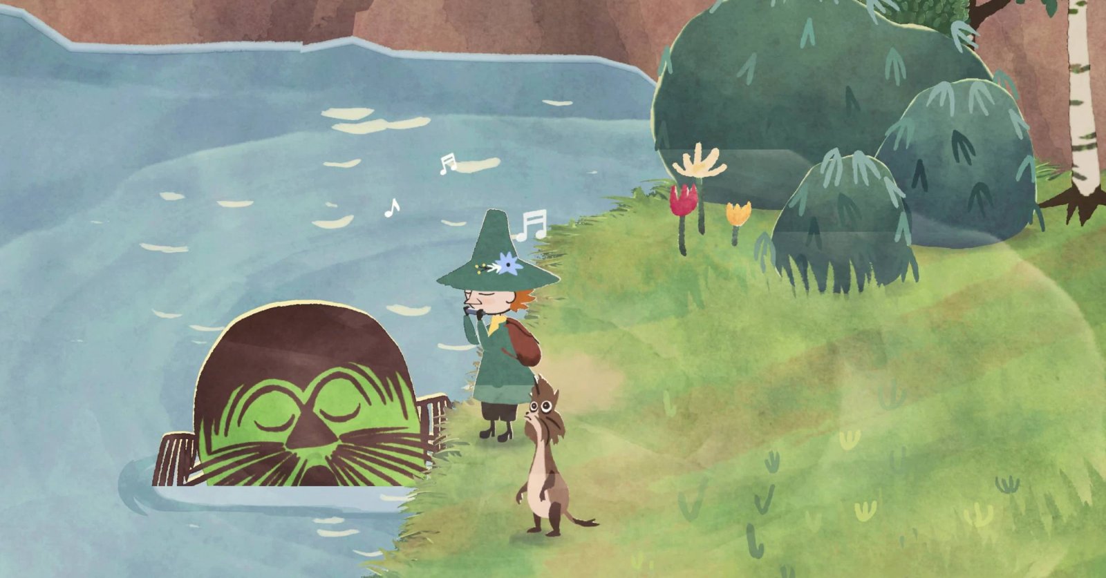 Snufkin Melody of Moominvalley game features music from Sigur Rós
