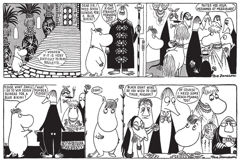 Moomin on the Riviera comic