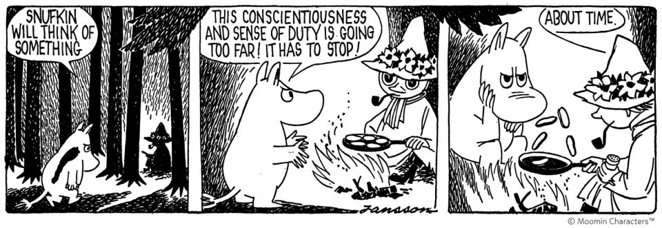 Snufkin Moomintroll comic