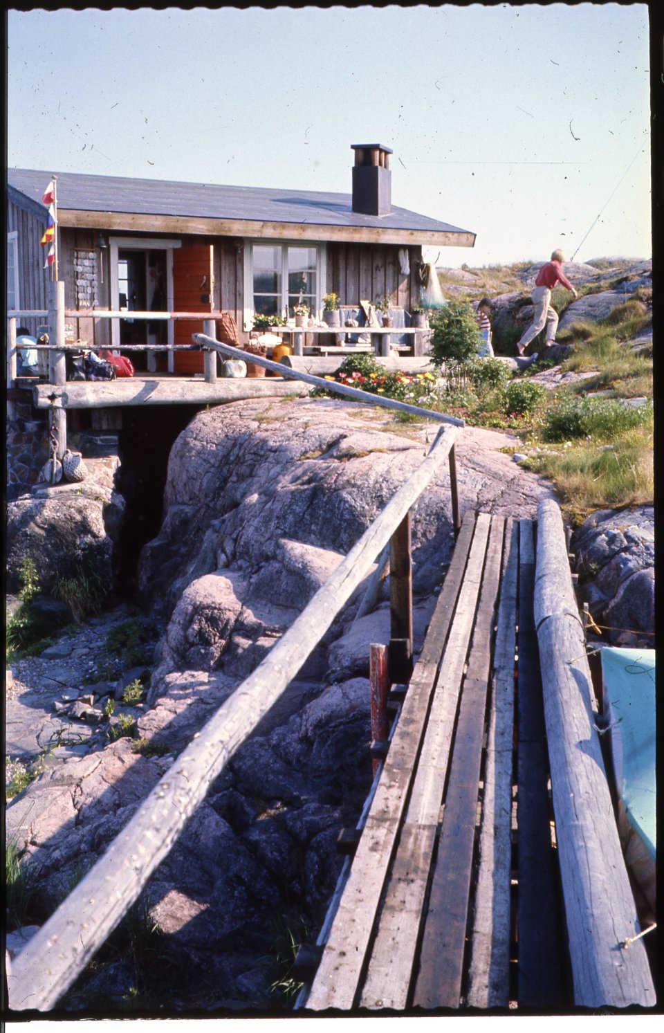 Tove Jansson Klovharun cottage porch