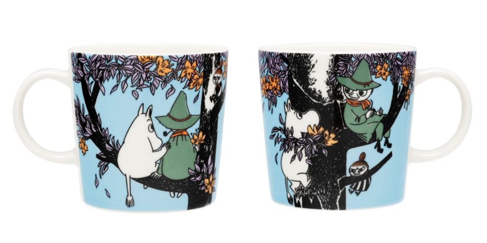 moomin arabia friends forever mug