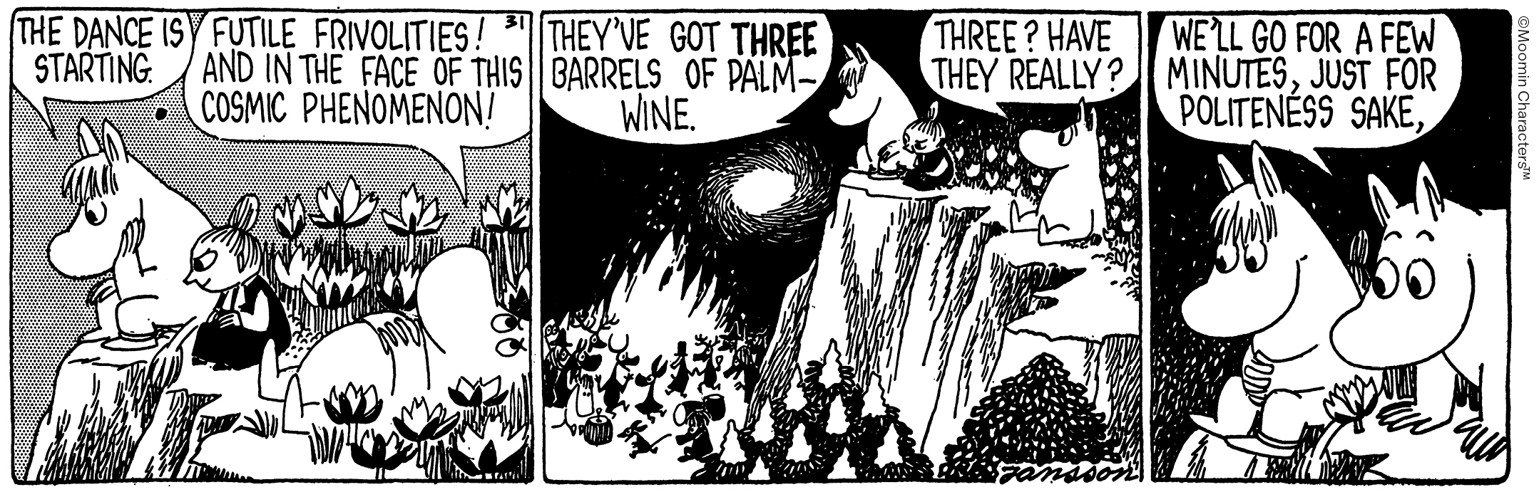 The transformations of Comet in Moominland