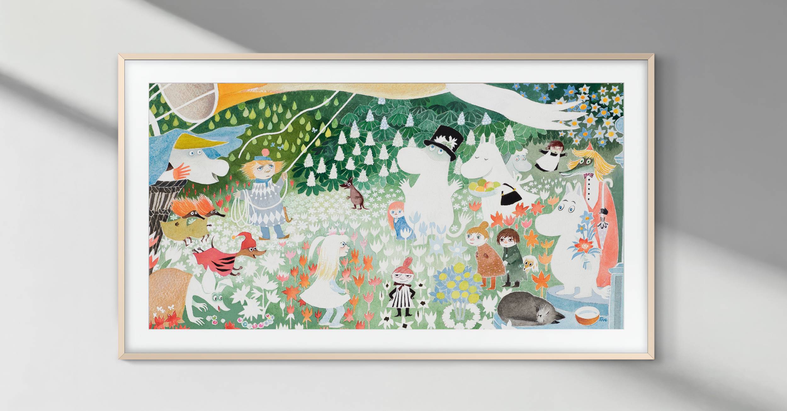 SAMSUNG - moomin The Moomins inhabit Samsung Art Store Frame by Frame - Moomin